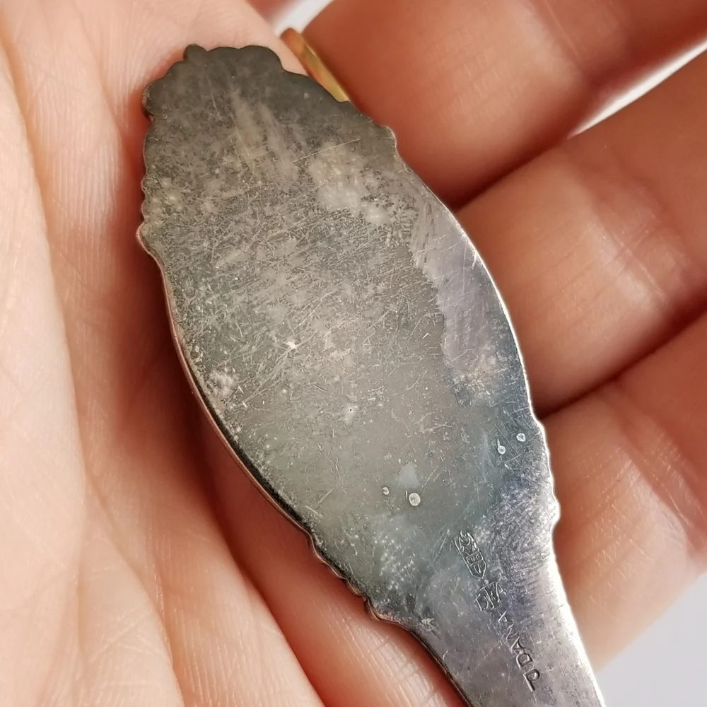 Vintage Denmark spoon silver plate Danmark Dybbol Molle Dana Souvenir